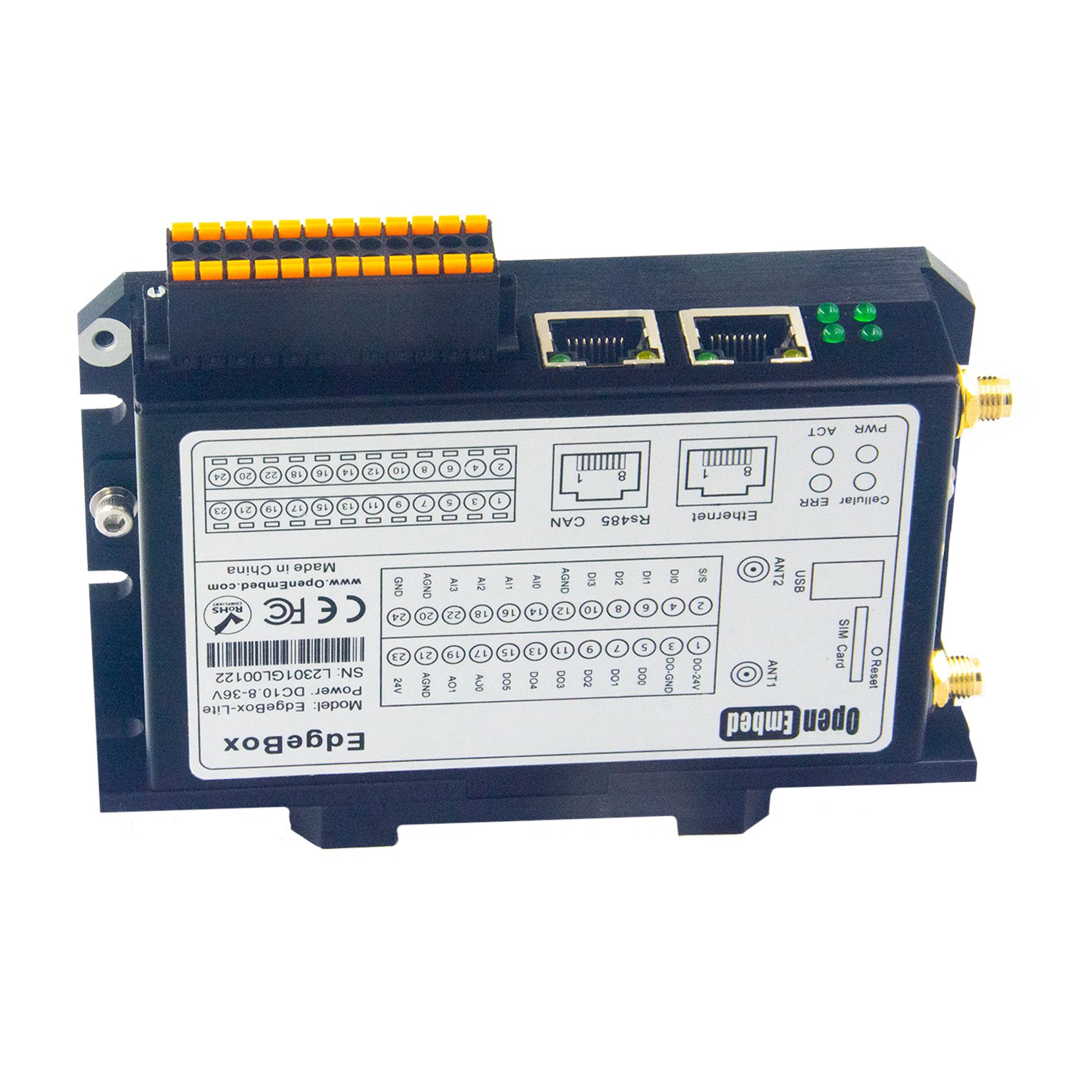 EdgeBox-Lite plc pac dedicated controllers, ESP32-S3 Based PLC iot Programmable controller