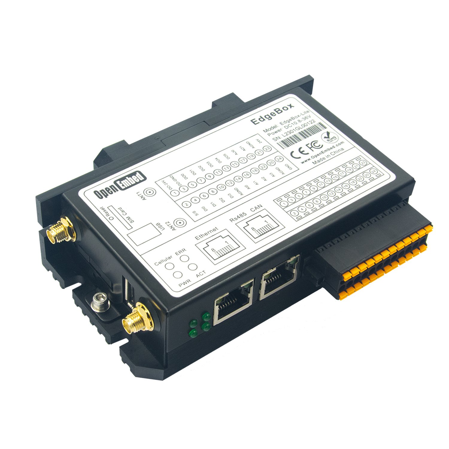 EdgeBox-Lite plc pac dedicated controllers, ESP32-S3 Based PLC iot Programmable controller