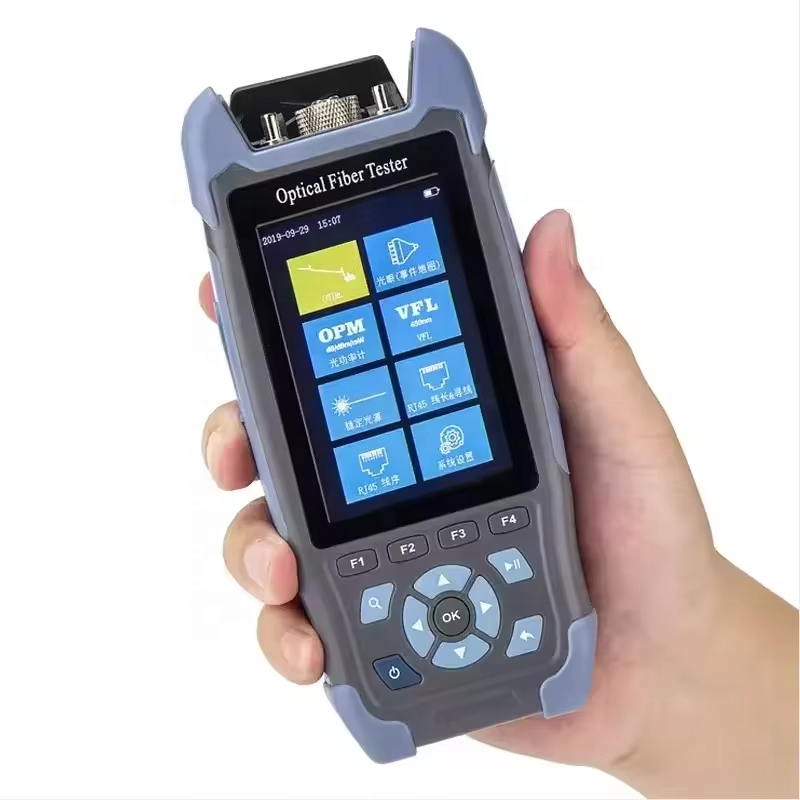 Fiber Optic Equipment-90Km, 28/26dB Mini OTDR Adapter, FC/UPC,SC/APC Tester,Opm,OLS All-in-One featuring Bluetooth