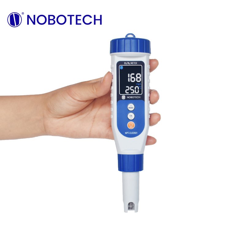 NOBO portable residual chlorine analyzer NPT-CLOZ801 residual chlorine meter measure pool Free Chlorine tester