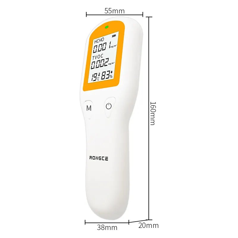 Hot selling high precision digital air quality monitor handheld room air formaldehyde temperature humidity TVOC Gas Analyzer