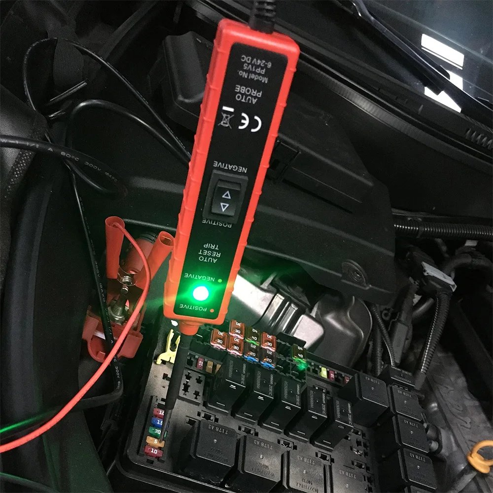 Car Electric Circuit Tester 6-24V DC Automotive Multi-function Drive Test Pen Car Voltage Tester Power Probe Diagnosis Scanner