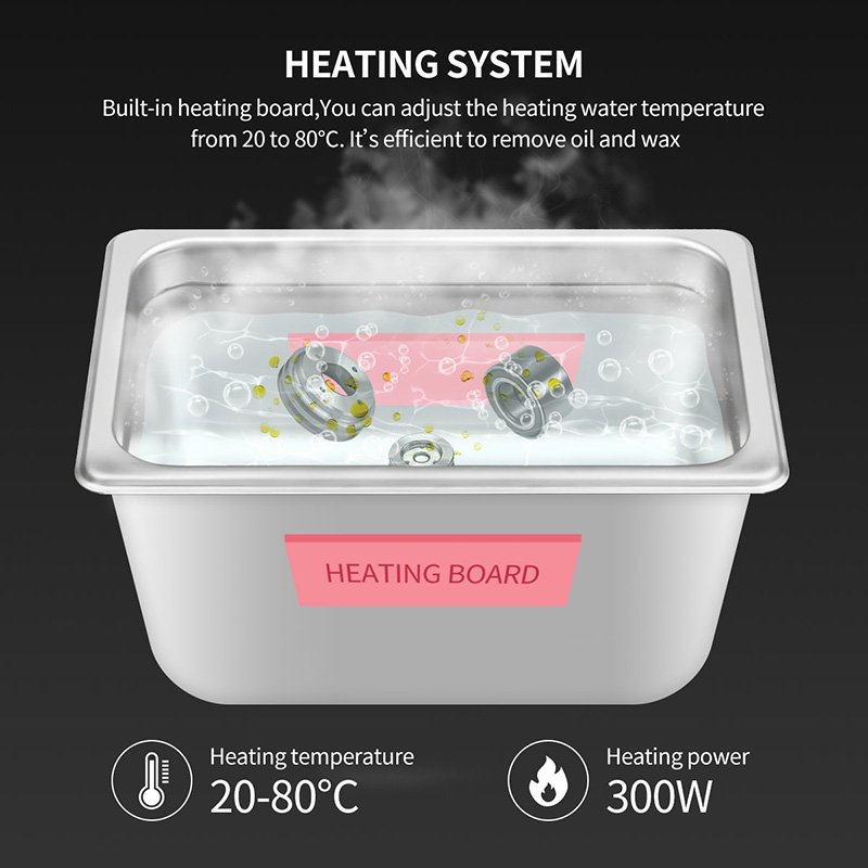 FD-060S Ultrasonic cleaning equipment FD-060S 15L 200W Denture Ultrasonic Lens Cleaner Household Ultrasonic Cleaners