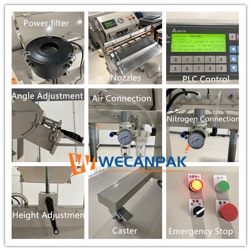 coffee vacuum packing machine brick shape vacuum packaging sealer wecanpak