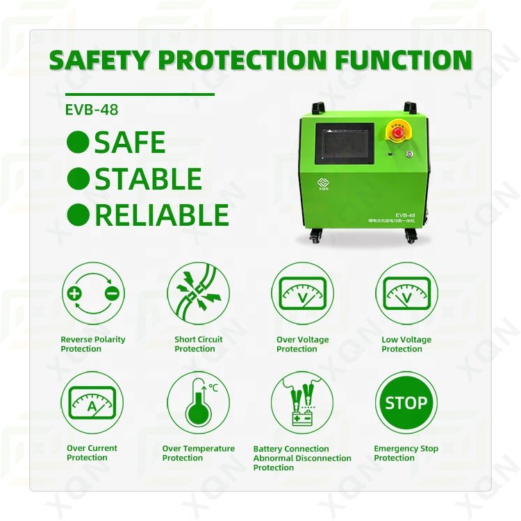 LiPO LiHV NCA NCM LFP LTO Ni-Cd Ni-MH Car EV Battery Pack Module Cell Test Analyzer Diagnostic Equilibrium Tool Machine EVB-48