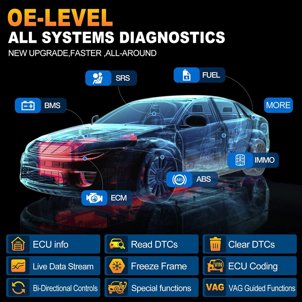 Hot sale Launch X431 Pro Elite 2 YEARS Free Update diagnostic car Full Function car diagnostic machine