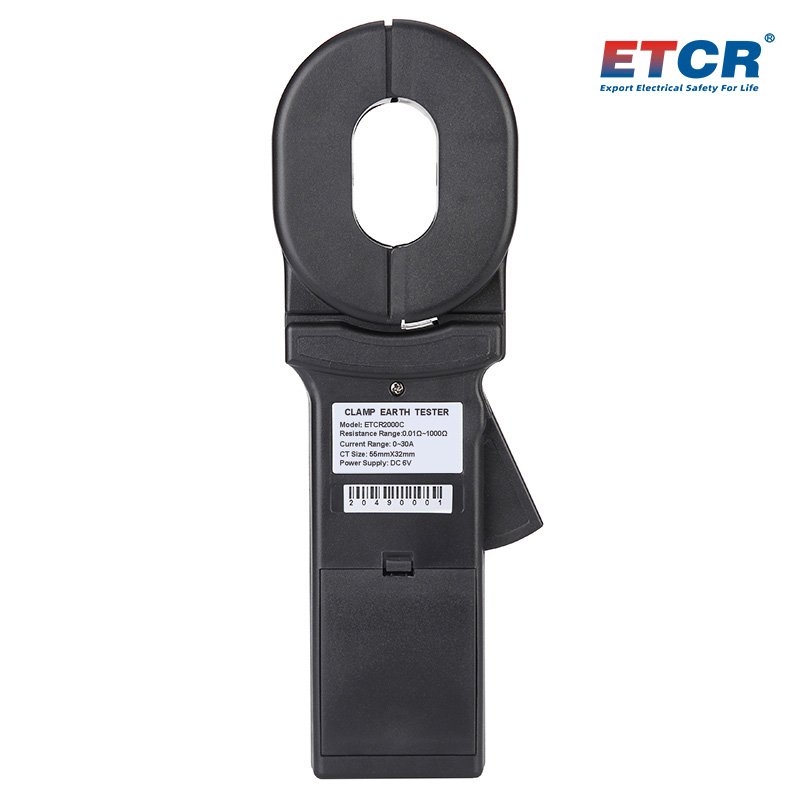 ETCR2000C 0.010Ω~1000Ω 0.00mA-30.0A Clamp on Earth Resistance Tester