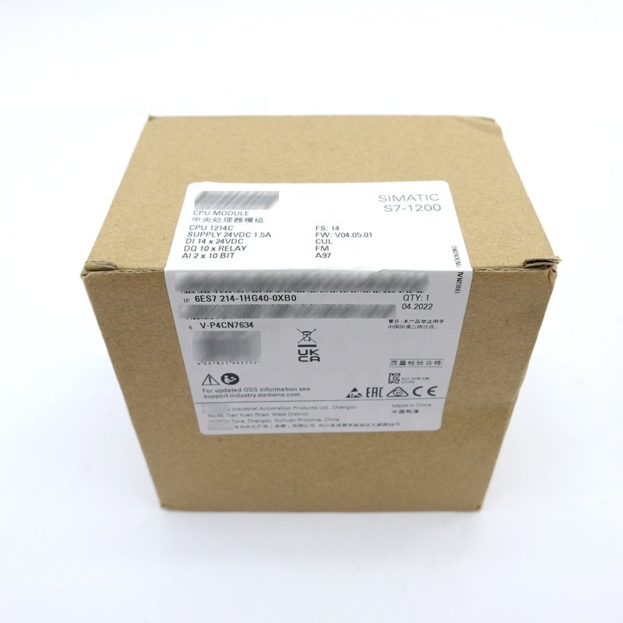 Siemens PLC Programmable Controller 6ES7214-1HG40-0XB0 analog input plc pac dedicated controllers