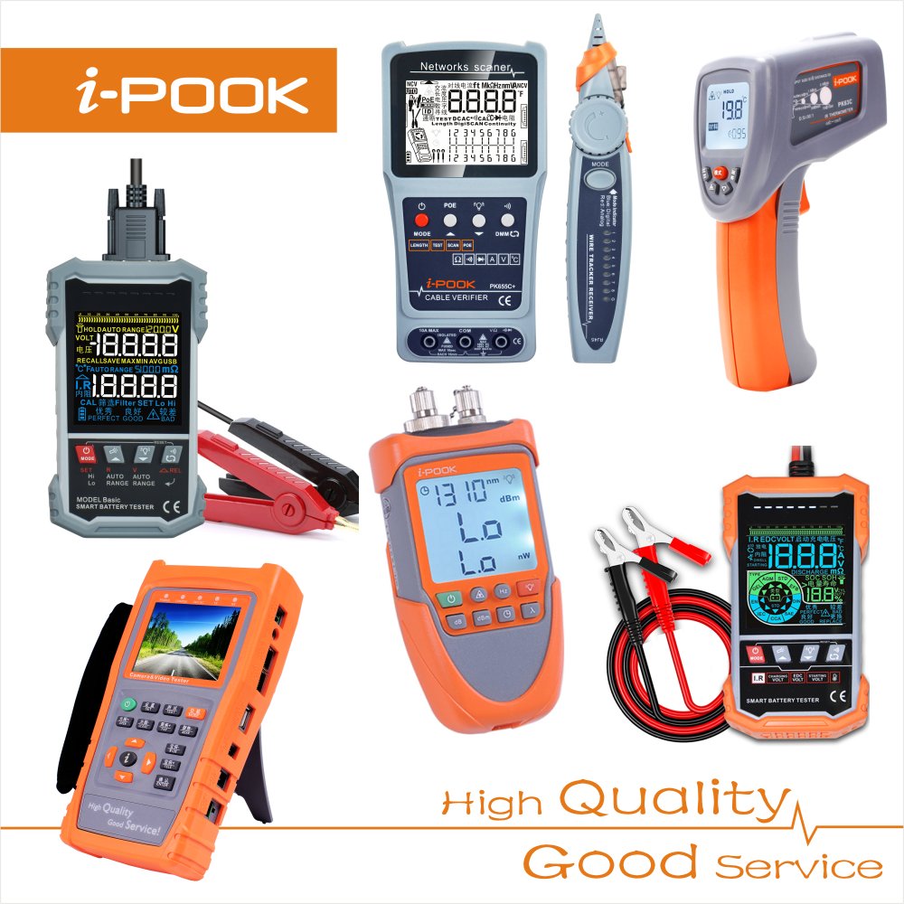 12v 24v Battery Tester i-pook PK59B Vehicle Automotive tools Car Motorcycle Battery Test
