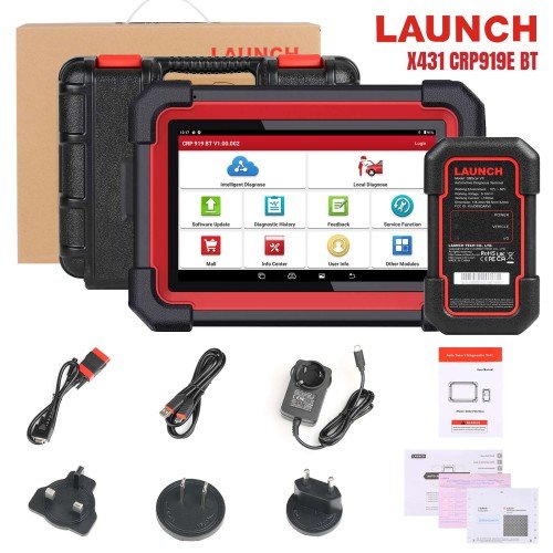 2024 Brand New LAUNCH X431 CRP919EBT Elite OBD2 Scanner, Wireless Bidirectional Scan Tool, ECU Coding, CANFD&DOIP, FCA AutoAuth