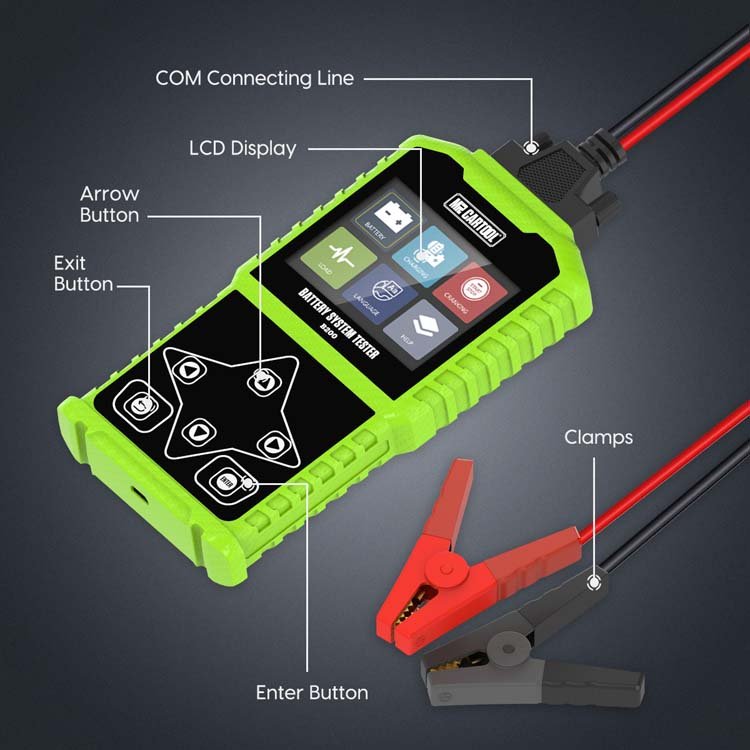 Mrcartool B200 12V/24V Car Battery Tester For CCA Acid Battery Universal Battery Detection