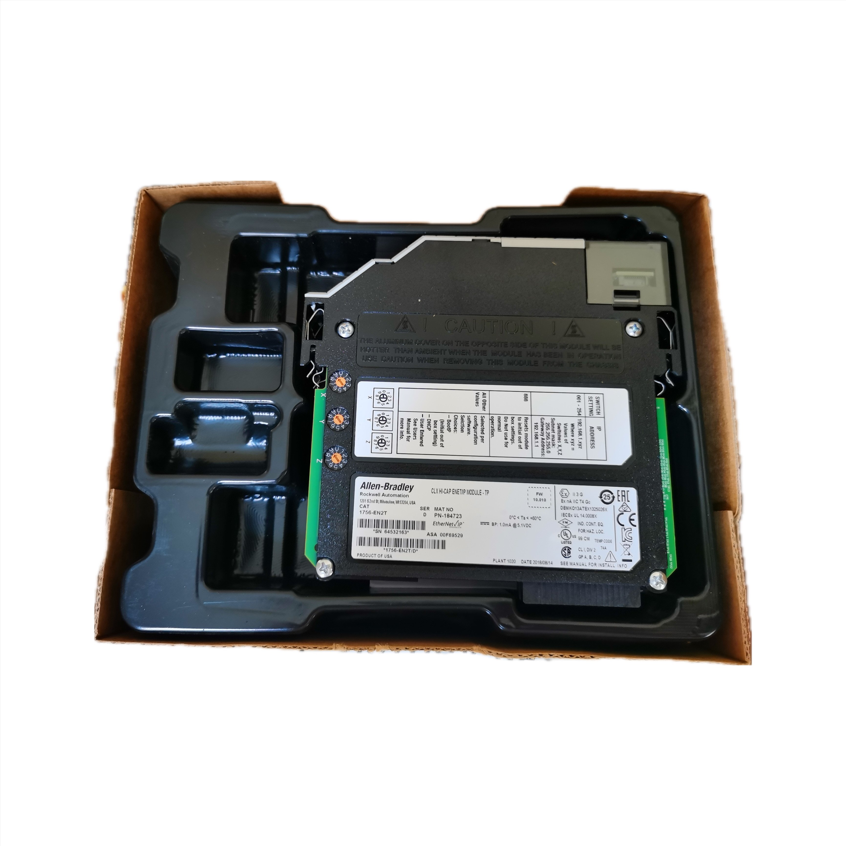 New Arrival 100% Original PLC 1756-EN2T For PLC Cabinets For PLC PAC & Dedicated Controllers