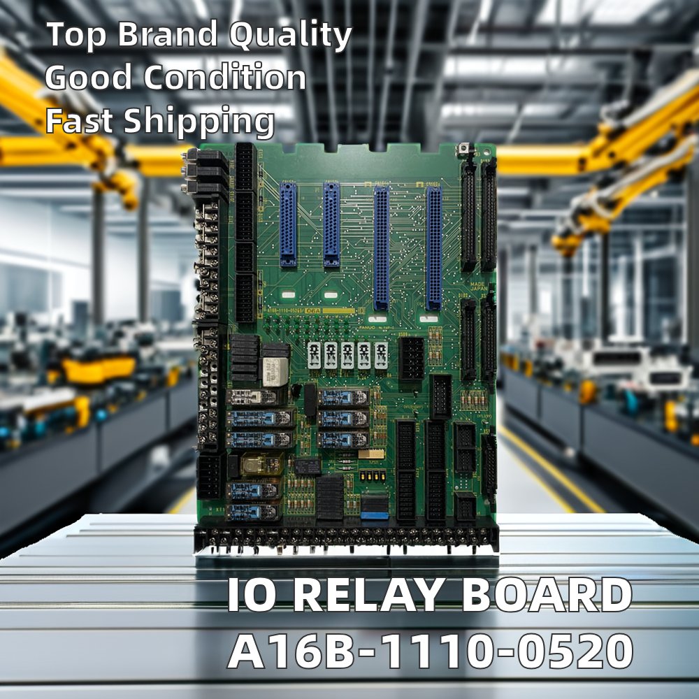 FANUC A16B-1110-0521 IO Relay Connection Board for PLC PAC & Dedicated Controllers Electrical Equipment