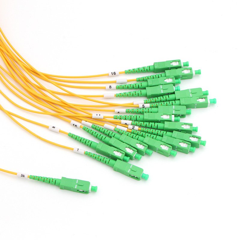 networking Coupler mikro pac fibre optic splitter G657A1 1x32 SC /APC or UPC 1x2 1X4 1X8 1X16 1X32 1X64 cassette type plc splitter PVC mikro pac Coupler