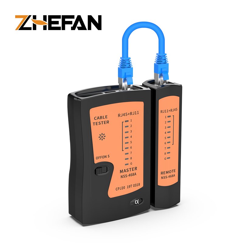 ZHEFAN Network Lan Cable Tester Rj11 Rj45 Cat5 Cat5e Cat6 For Lan Cable Testerphone Wire Test Tool Ethernet Network