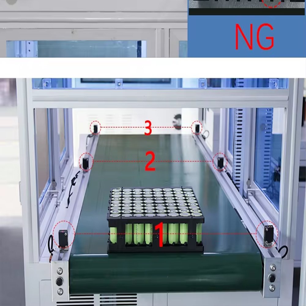 Automatic Powered Visual Inspection CCD Testers Battery Pack Visual Inspection System for Cylindrical Battery
