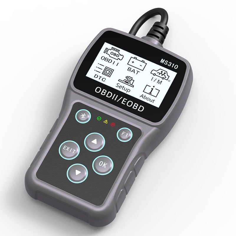 New MS310 BT OBD2 EOBD Scanner Car Diagnostic Tool Engine Diagnosis Battery Tester Full System Scanner for OBD 2 Protocol Cars