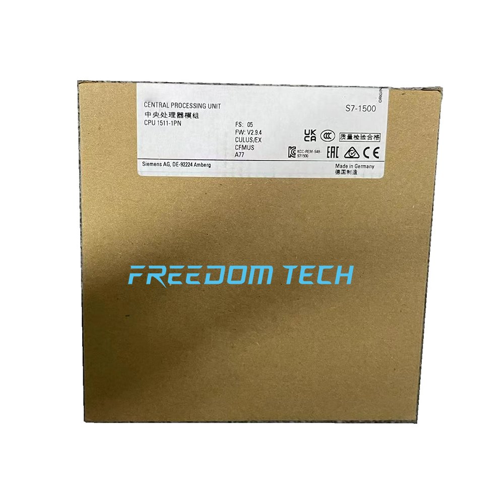 New high quality SIMATIC S7-1500 CPU 1511-1 PN Module Central Processing Unit 6ES7511-1AK02-0AB0 PLC PAC & Dedicated Controllers