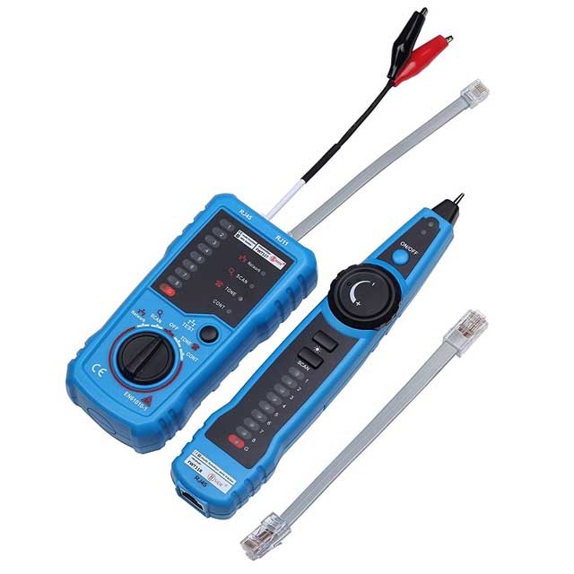 FWT11 RJ45 RJ11 Telephone Wire Tracker Network LAN TV Cable Electric Line Finder Tracker