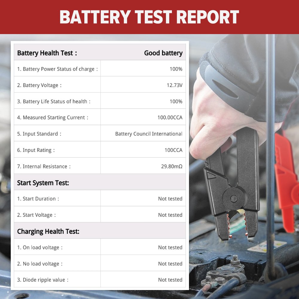 Car battery tester analyzer launch x431 bst360 batterie tester 12volt work with X431 tablet 100-2000 CCA