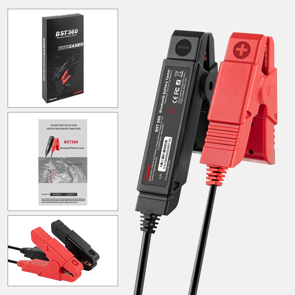 Car battery tester analyzer launch x431 bst360 batterie tester 12volt work with X431 tablet 100-2000 CCA