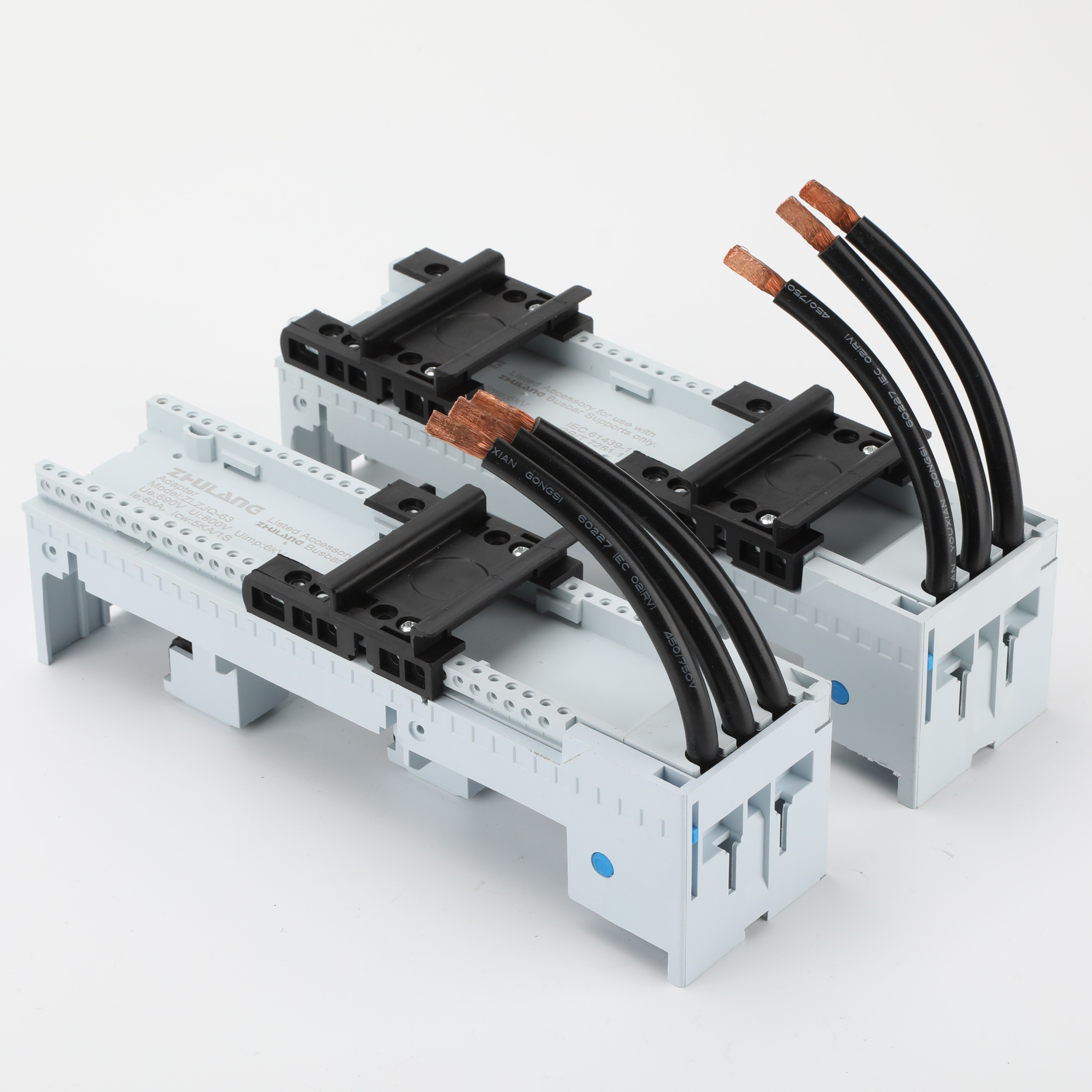 ZLA-63-S54 Industrial Busbar System Adapter 63A 3P Breaker with Cable PLC PAC & Dedicated Controllers Busbar Adapter Terminal