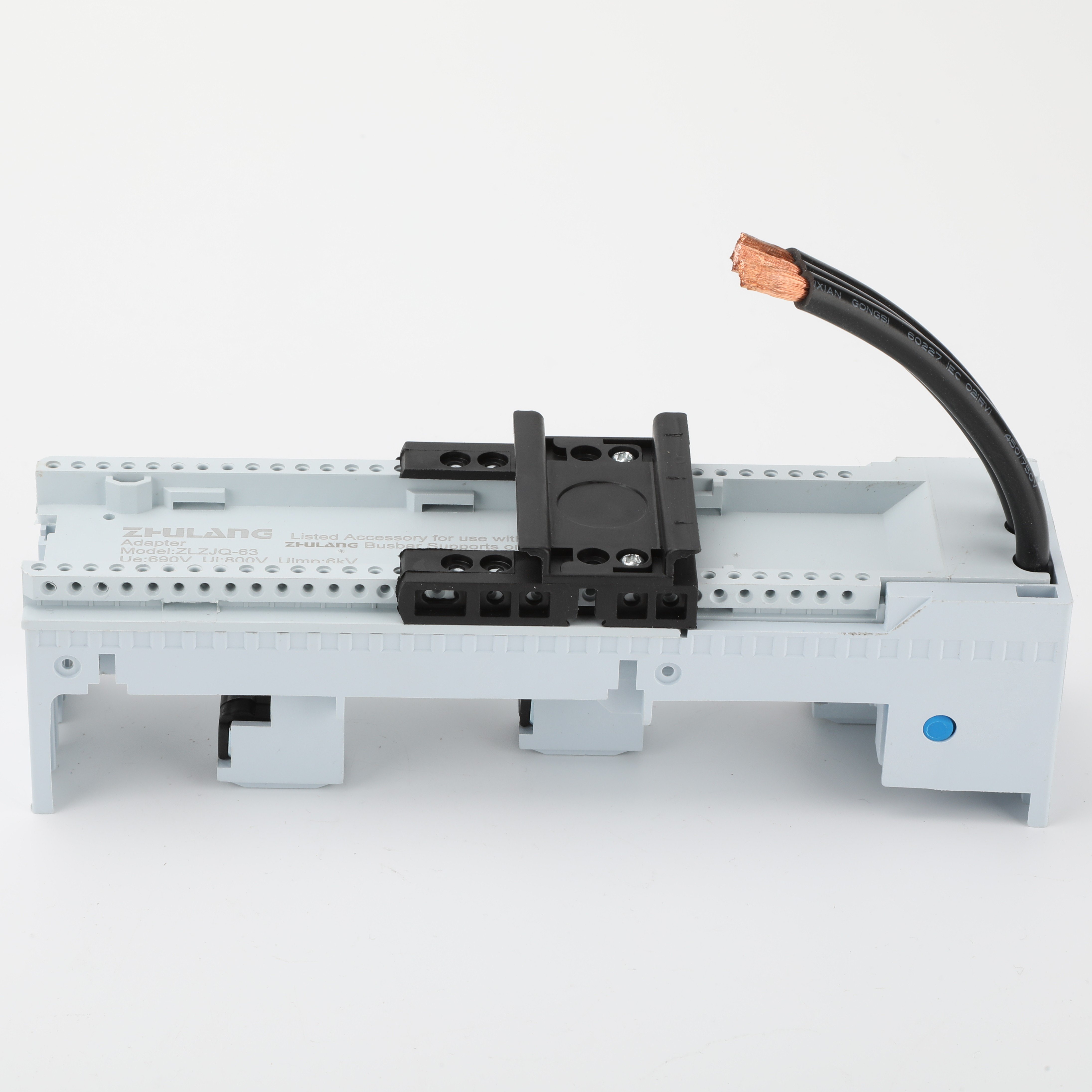 ZLA-63-S54 Industrial Busbar System Adapter 63A 3P Breaker with Cable PLC PAC & Dedicated Controllers Busbar Adapter Terminal