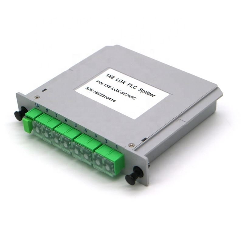 fbt splitter 2x2 Optical 1/8 Plc Splitter Plug SC PAC loaded 8 core 16 core box