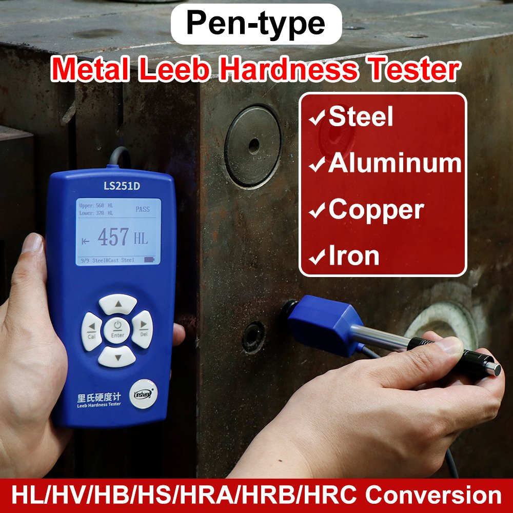 Custom LS251D Leeb Convert to Rockwell Precision Durometer Portable Leeb Hardness Tester for Metal