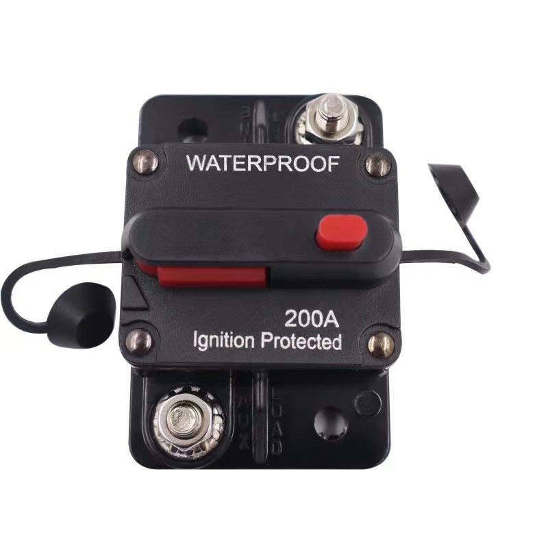 300A Circuit Breaker with Manual Reset Waterproof Inline Fuse Inverter for Marine Trolling Motors Boat ATV 12V-48V (30A0)