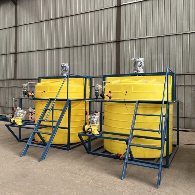 Wholesale High Quality Wastewater treatment PAC PAM NaOH Automatic Dosing Equipment System Big Capacity Chemical Dosing Machine
