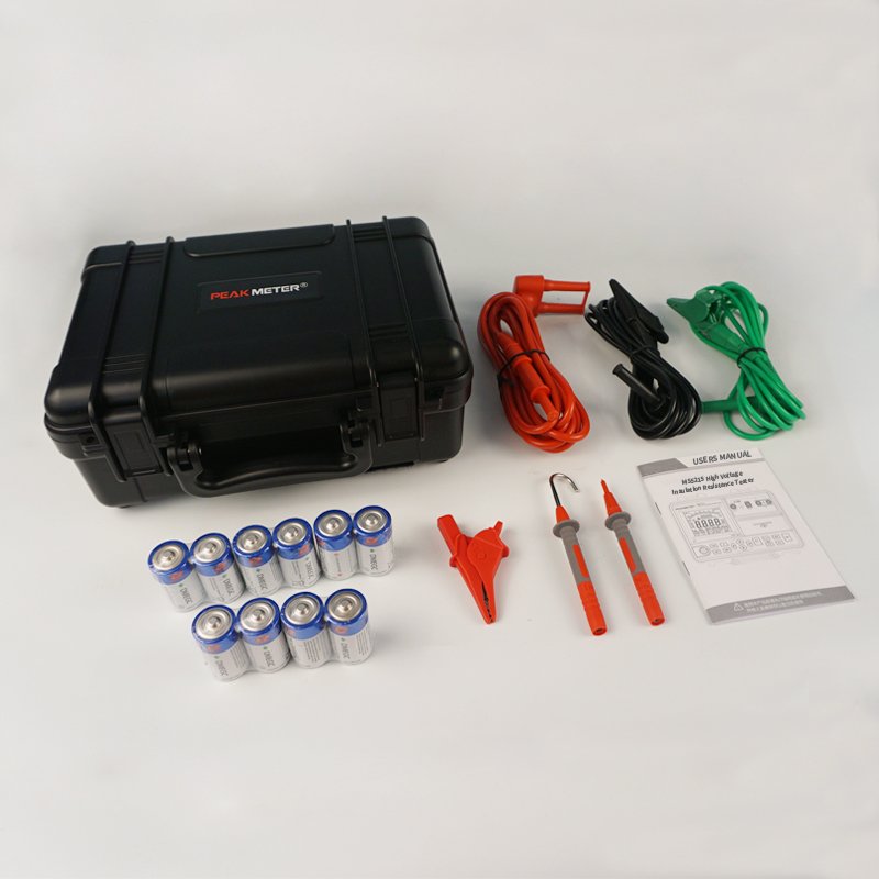 MS5215 Measuring insulation of power distribution system High Voltage Digital Insulation Tester up to 5TOhm Solar Panel Tester