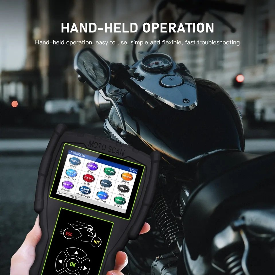 Full function Multi-Language OBD OBD2 Scanner Tools Motorbike Diagnostic M100 universal scan tools Motorcycles for jdiag