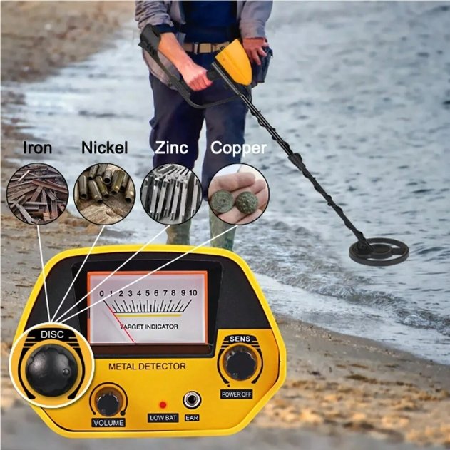 High precision Handheld Locating Underground Treasure Finder Professional Gold Metal Detector MD-5090