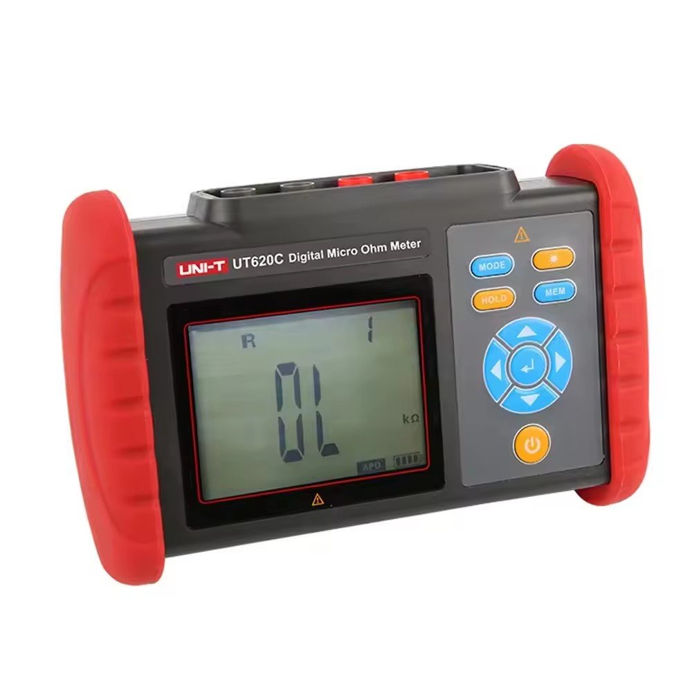 UNI-T DIGITAL LOW RESISTANCE OHMMETER UT620C Contact DC Resistance Test Micro-Ohm Meter Resistance Tester