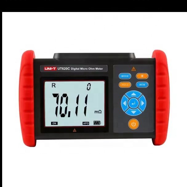UNI-T DIGITAL LOW RESISTANCE OHMMETER UT620C Contact DC Resistance Test Micro-Ohm Meter Resistance Tester