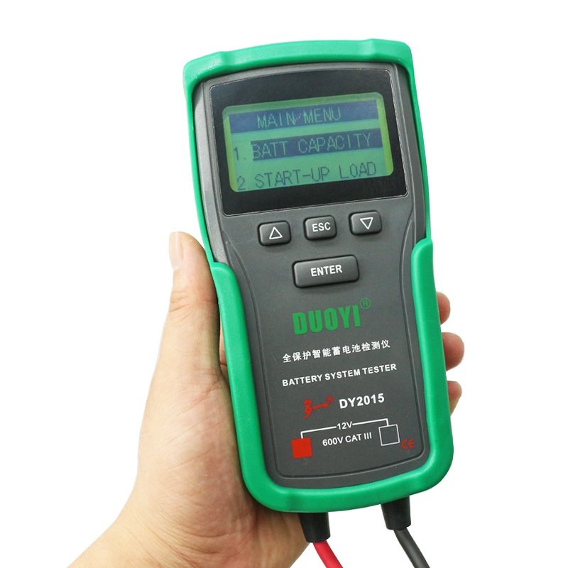 DY2015 12V Car Lead-acid Battery Charge and Discharge Tester AGM EFB Battery Tester Battery Charging Start Detection