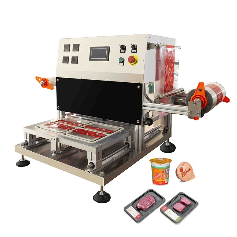Model Vacuum Sealing Machine Skin Packaging Tray Sealer Cooked Food Vacuum Skin Pac