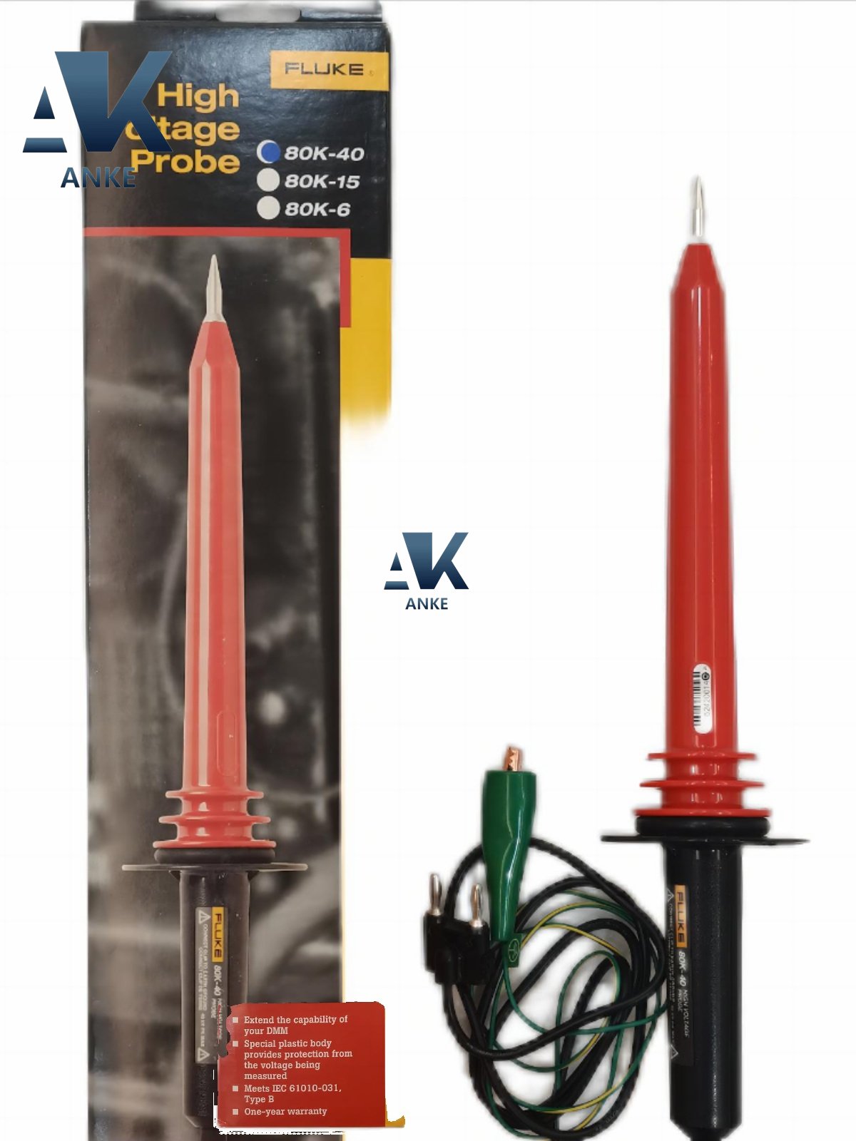 Fluke 80K-40 High Voltage Probe