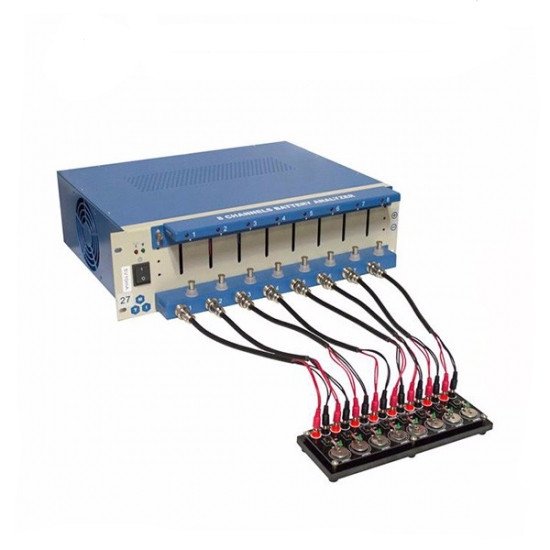 18650 Lithium Battery 8 Channel Tester Testing Machine Analyzer for Cylindrical Cell