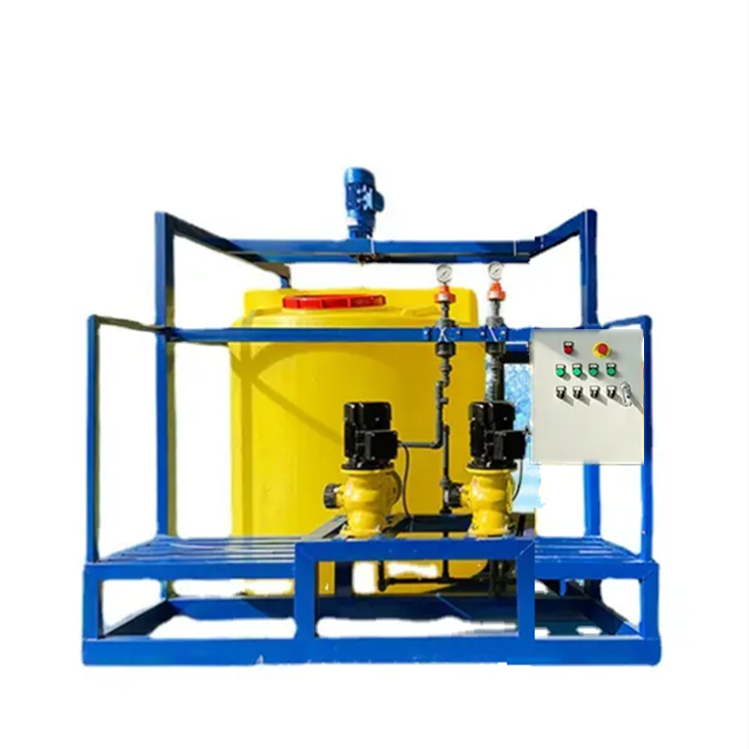 China Factory Manufacturing PE Mixer Dosing Device PAM PAC Acid And Resistant Automatic Mixture Chemical Dosing Tank