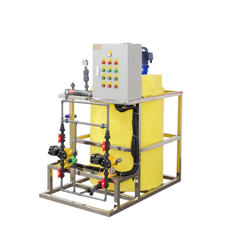 China Factory Manufacturing PE Mixer Dosing Device PAM PAC Acid And Resistant Automatic Mixture Chemical Dosing Tank
