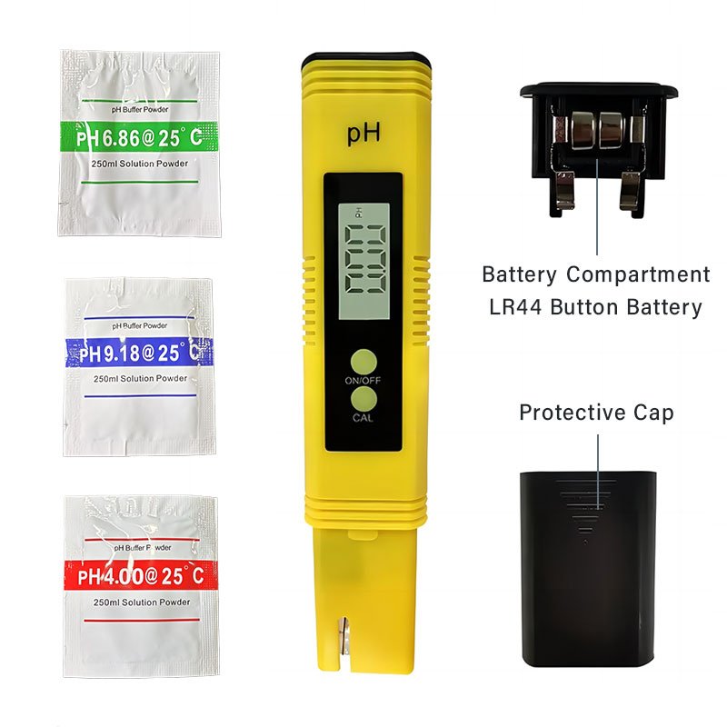 High Accuracy 0.01 Water Pocket PH Meter Pen Tester Aquarium Pool Digital 0-14 PH Measuring Range PH Meter Sensor For Sale