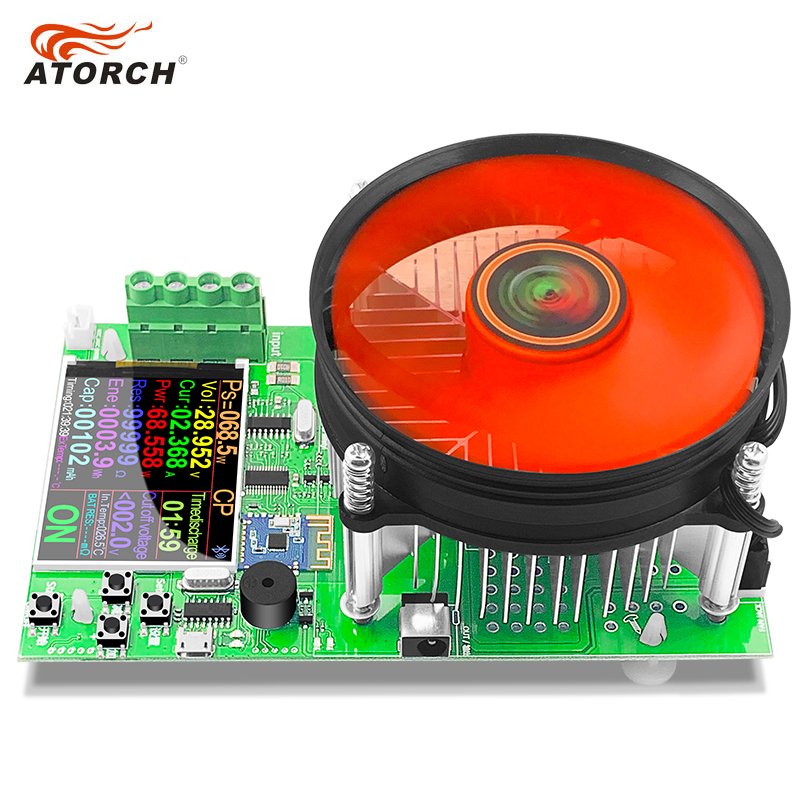 DL24 150W 20A Battery Capacity 4-wire Tester DC Tester Electronic Load Lithium Discharge Monitor Power Supply Checker With PC