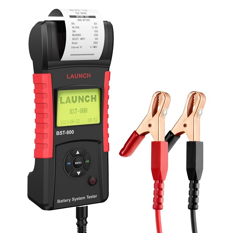 Original Launch Battery Testers BST-800 Work On 1V-30V Batteries BST800 Battery Load Tester Built-in Printer