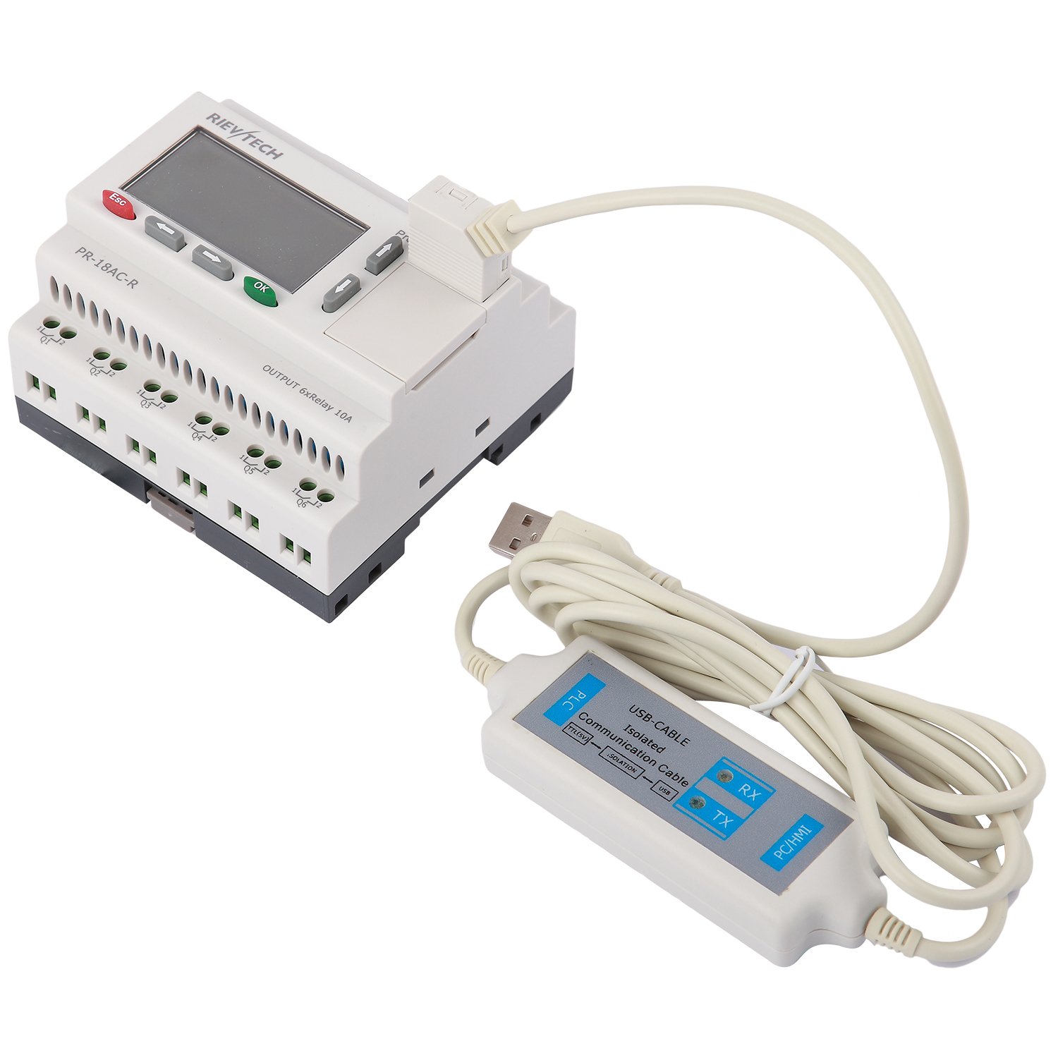 USB Cable For Programmable Logic Controller Automation Accessories for PLC USB download cable between PC and Logic CPU units
