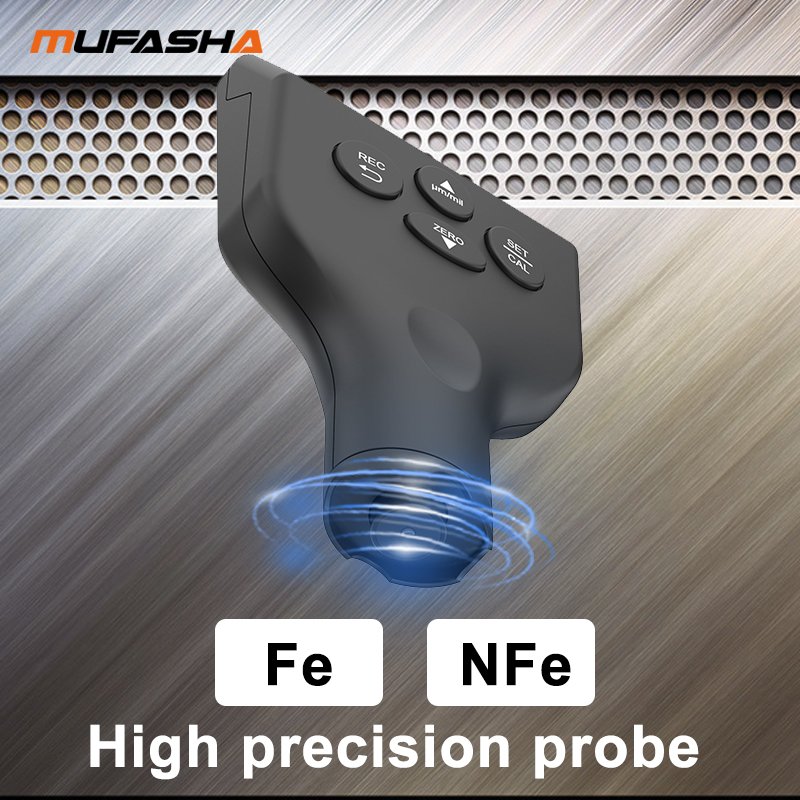 MUFASHA car paint galvanizing coating thickness gauge dry film digital tester device meter easy operation G935
