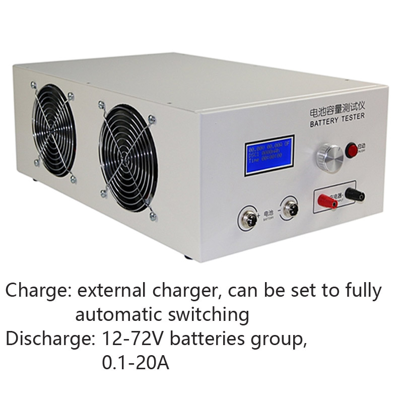 Capacity Testers analyzer 12v 24v 36v lifepo4 Auto Charge Discharging EBC-B20H 12V-72V 20A lithium battery capacity Tester