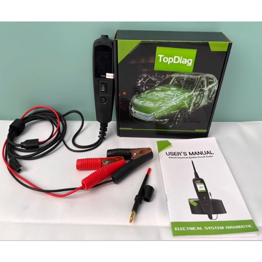 JDiag P100 Automotive/Truck Circuit Tester Battery Analyzer Circuit System Fault Diagnosis Instrument