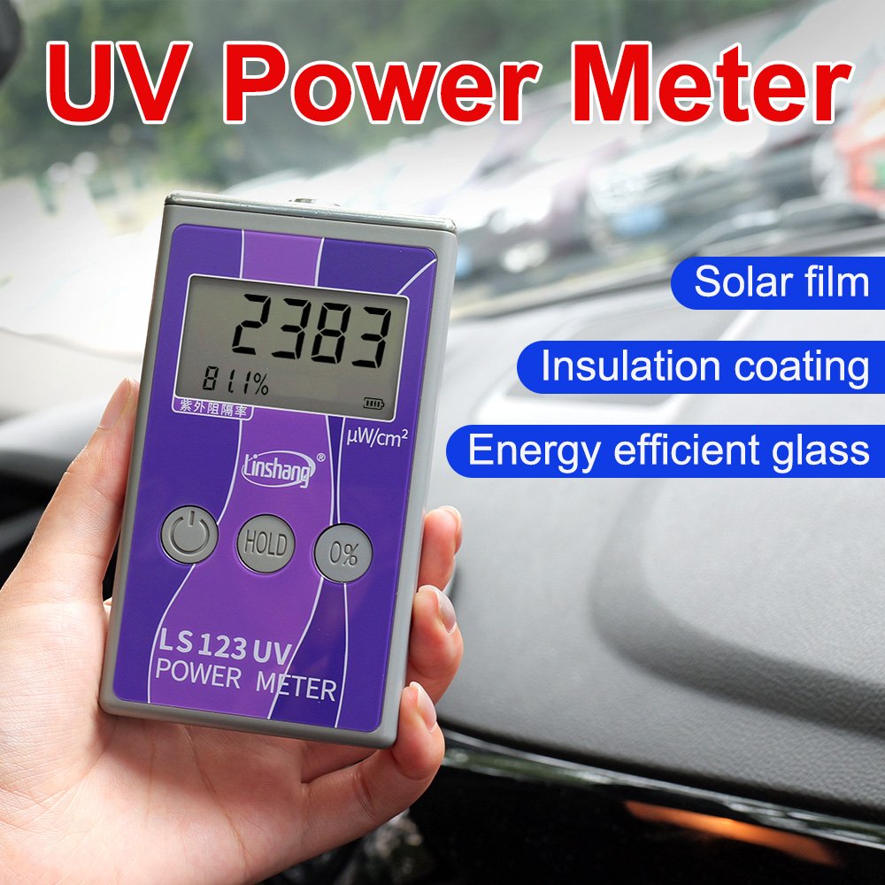 RTS LS123 UV Tester Solar Film Car Window Tint Checker UV Radiation Protective Tester UV Power Meter